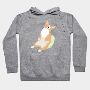 Classic corgi day - on the pillow you stay Hoodie